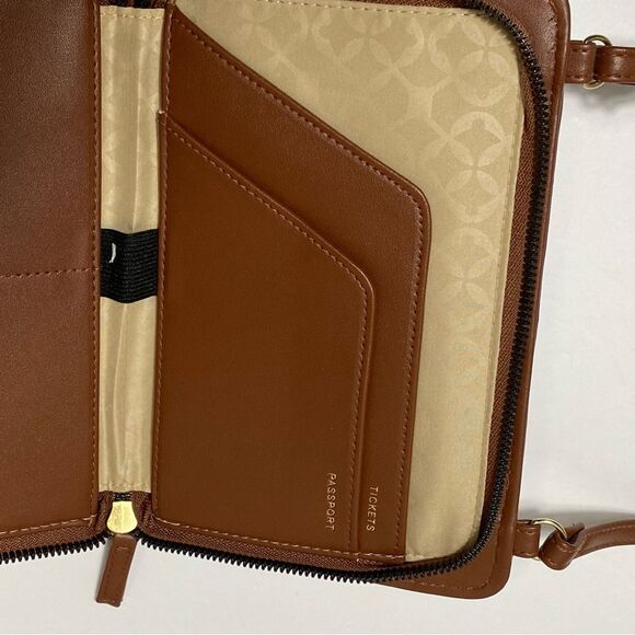 NWOT Time & Tru Women's Boho Coastal Clutch/Wallet/Wristlet Striped Shoulder Bag - Picture 7 of 15